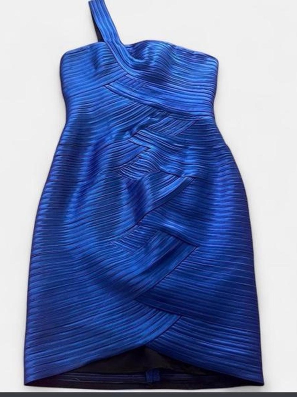 BCBGMAXAZARIA One Shoulder Bandage Dress